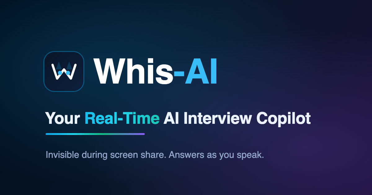 Amdocs Interview Questions & Process (2026 Guide) | Whis-AI